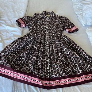 Kate Spade front button up floral dress in size 4